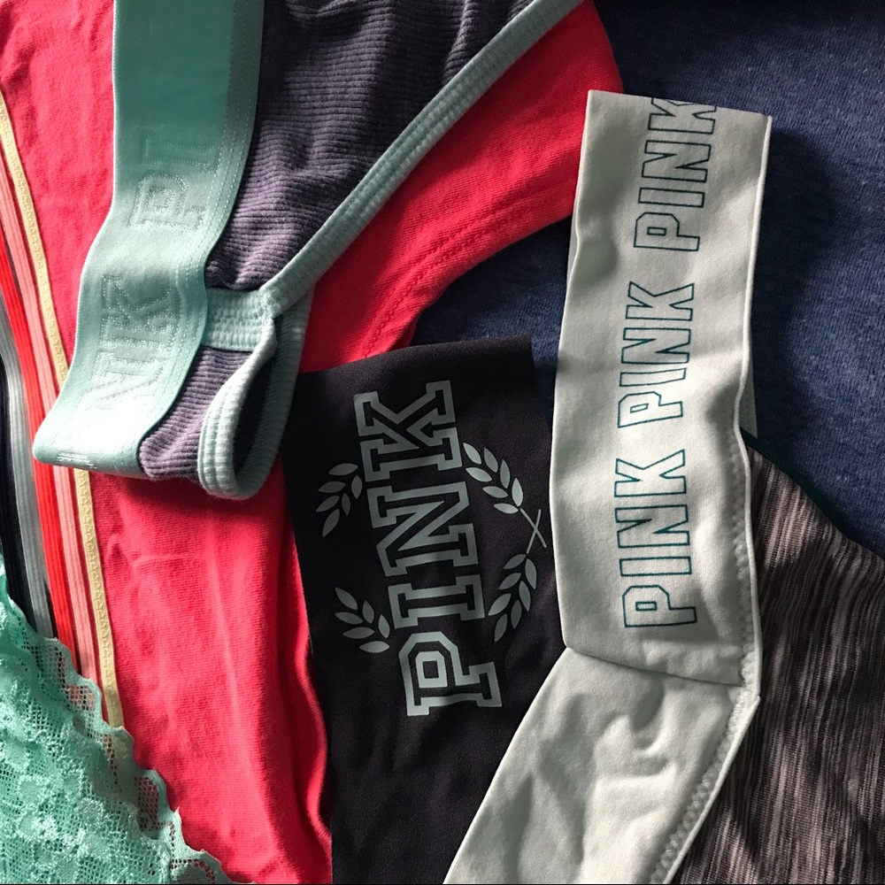 5 pairs of vs pink panties
